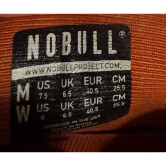 Womens NO BULL Cross Fit‎ Trainers Shoes Sz 9 Red Orange - Picture 13 of 14